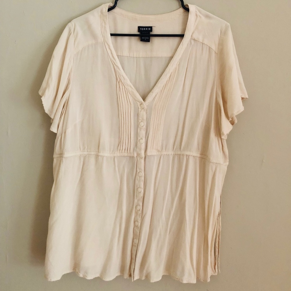 White Button Up Blouse
